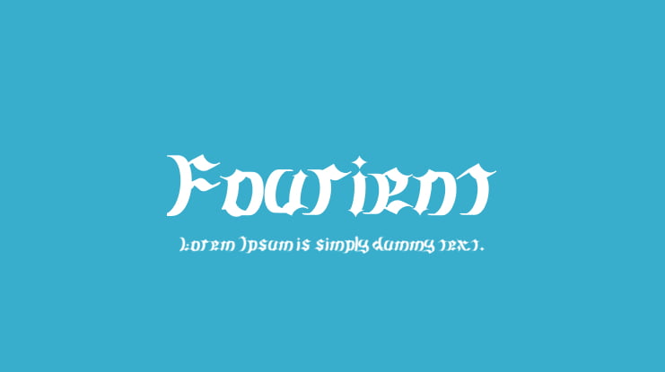 Fourient Font