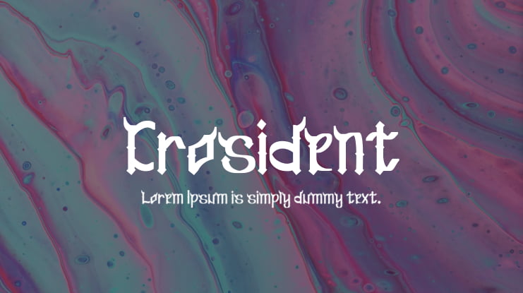 Crosident Font