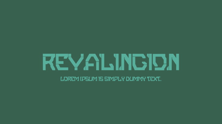 Revalingion Font