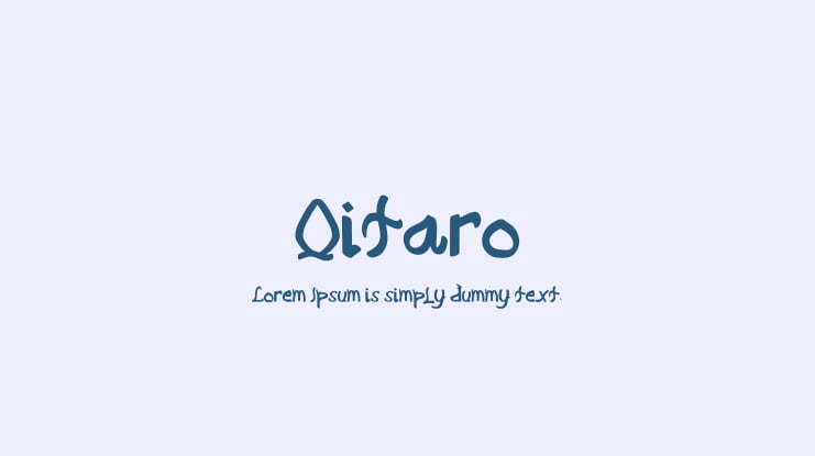 Qitaro Font