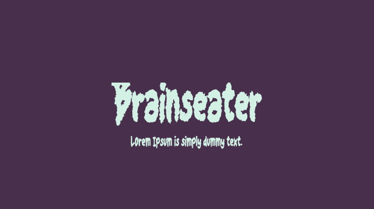 Brainseater Font