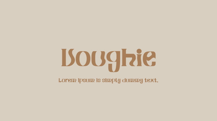 Voughie Font