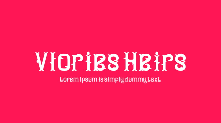 Vlories Heirs Font