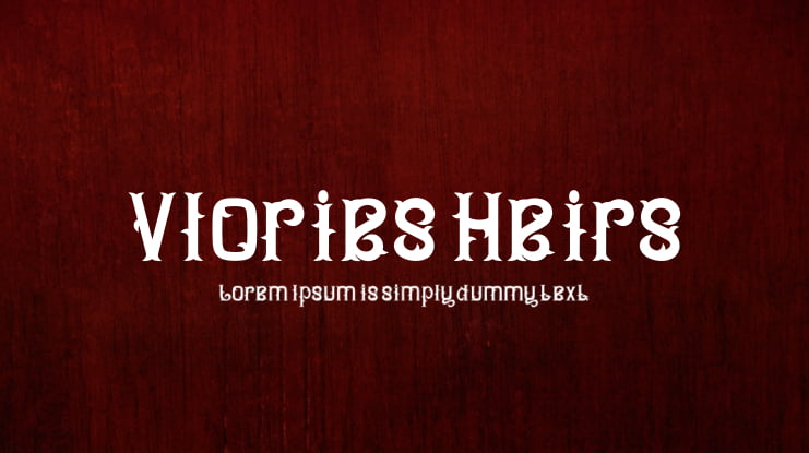 Vlories Heirs Font