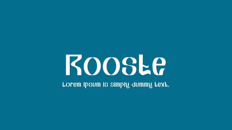 Rooste Font