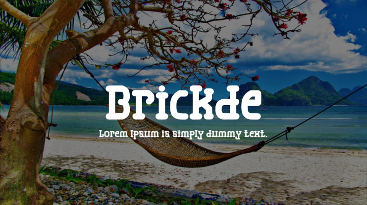 Brickde Font