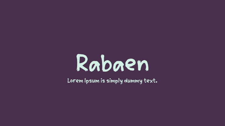 Rabaen Font