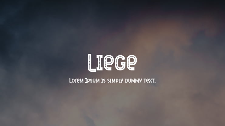 Liege Font