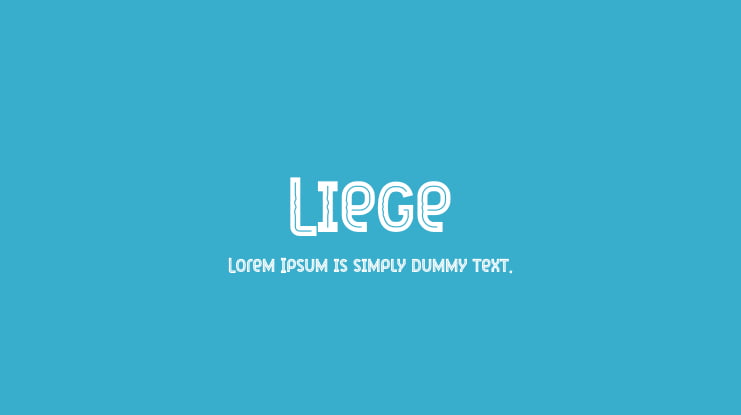 Liege Font