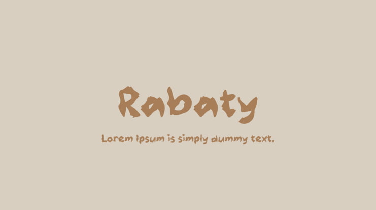 Rabaty Font