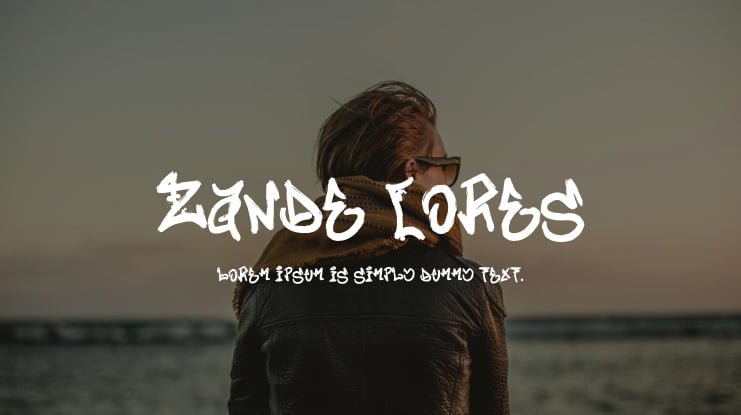 Zande Cores Font