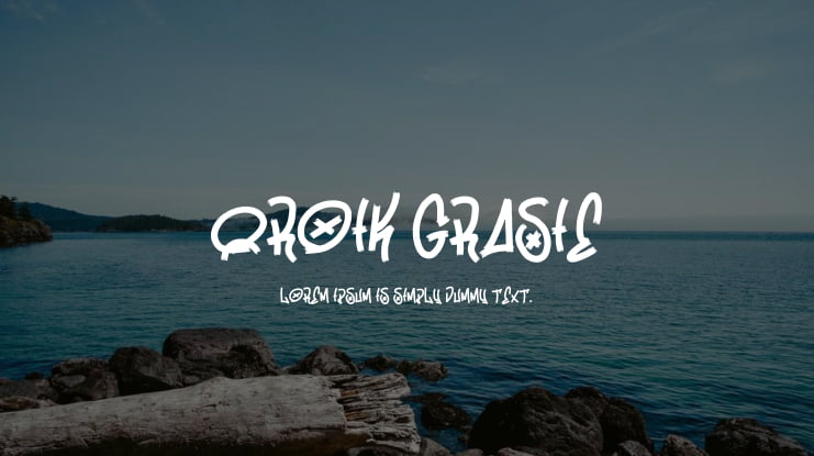 Qroik Grasie Font