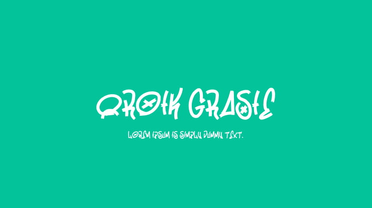 Qroik Grasie Font