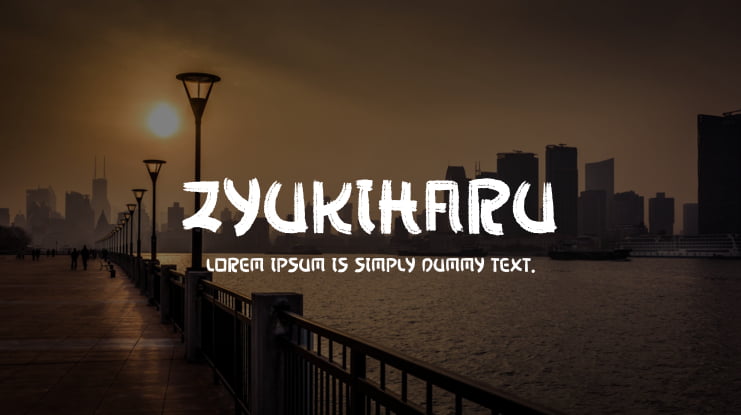 Zyukiharu Font