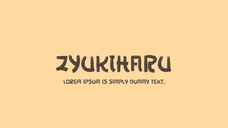 Zyukiharu Font