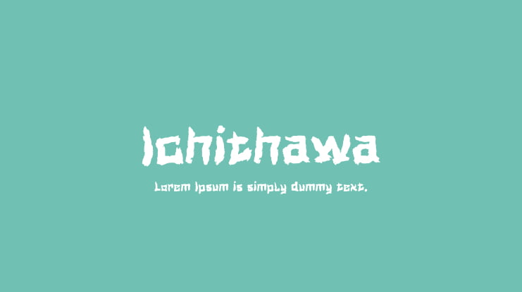 Ichithawa Font