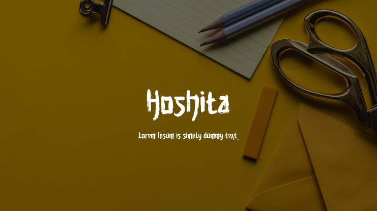 Hoshita Font