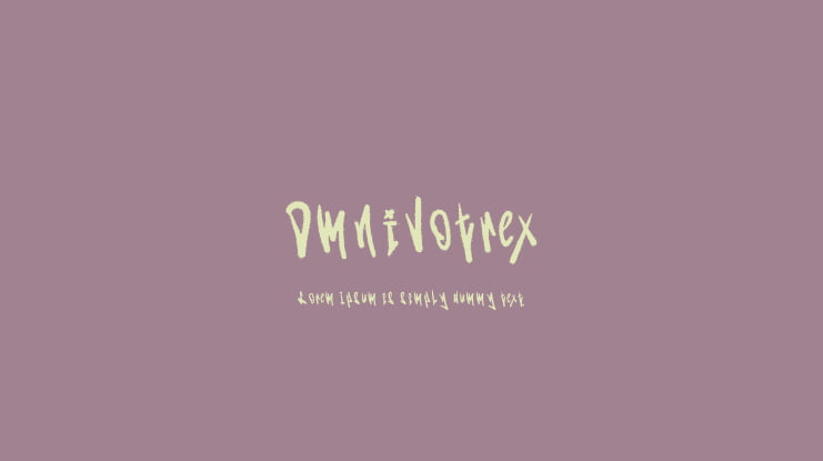 Omnivotrex Font