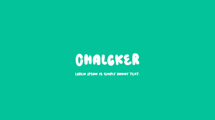 Chalcker Font