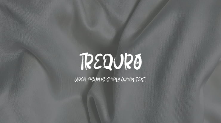 Trequro Font