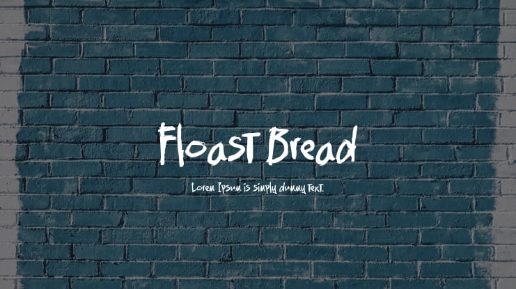 Floast Bread Font