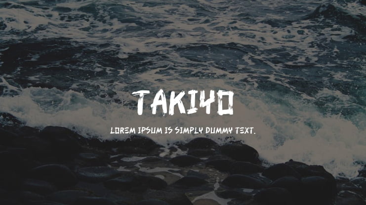 Takiyo Font