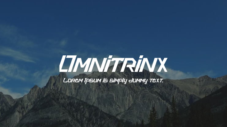 Omnitrinx Font