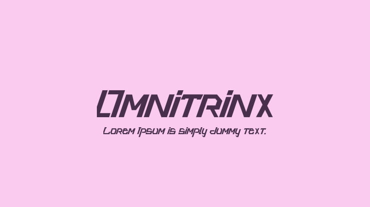 Omnitrinx Font