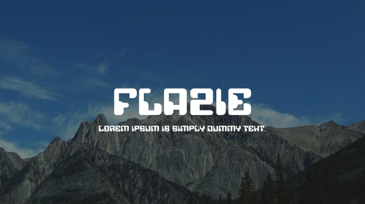 Flazie Font