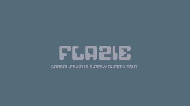 Flazie Font