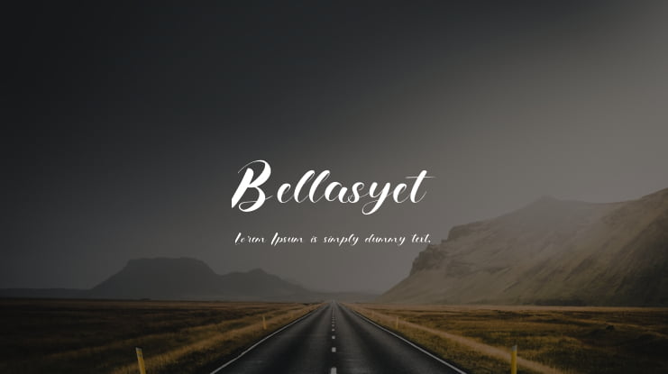 Bellasyet Font