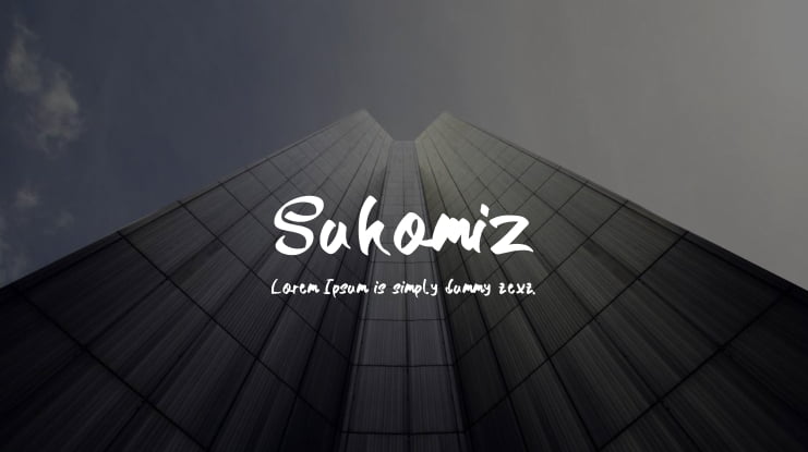 Sukomiz Font