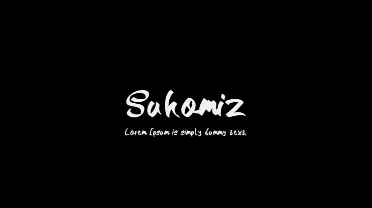 Sukomiz Font