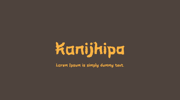 Konijhipa Font