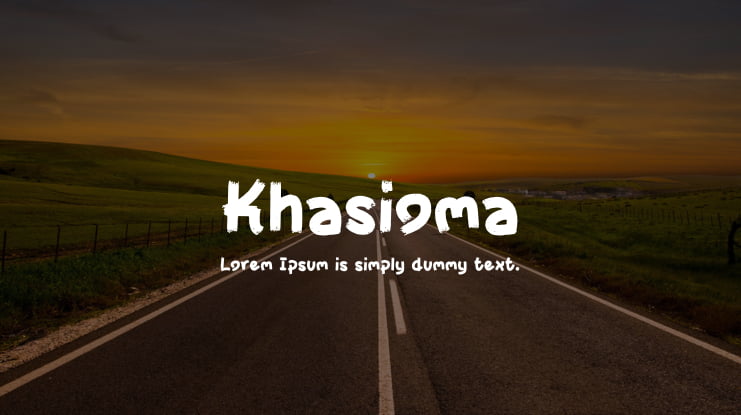 Khasioma Font