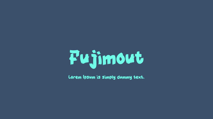 Fujimout Font