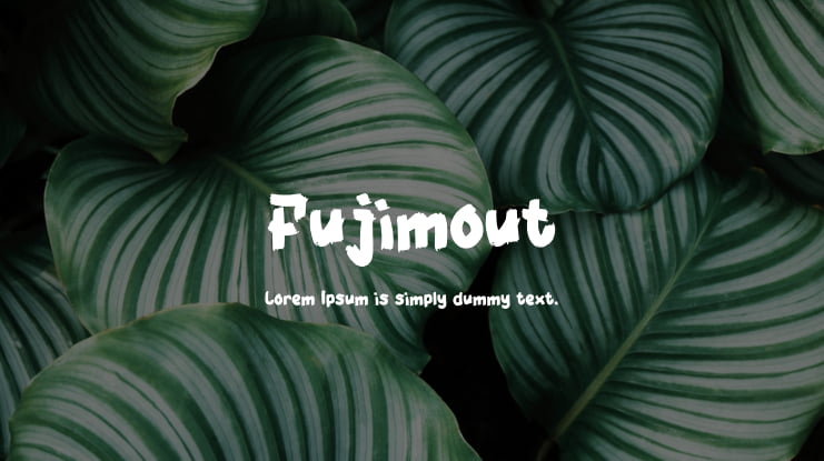 Fujimout Font