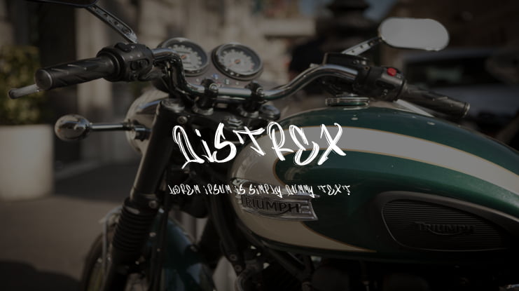 Distrex Font