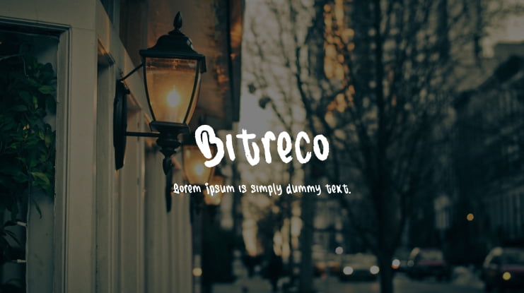 Bitreco Font