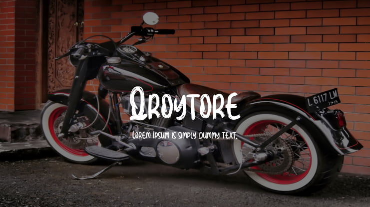 Qroytore Font