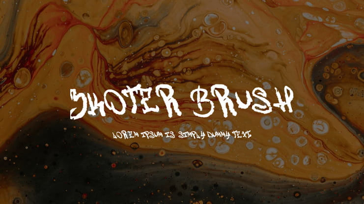 Zkoter Brush Font