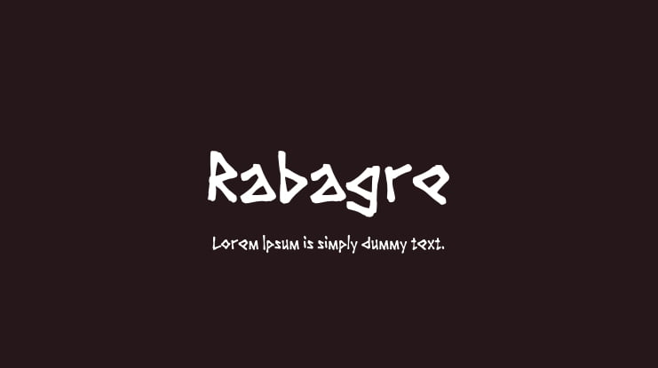 Rabagre Font