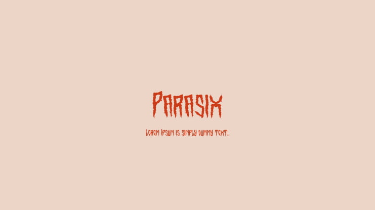 Parasix Font