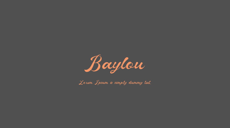 Baylou Font