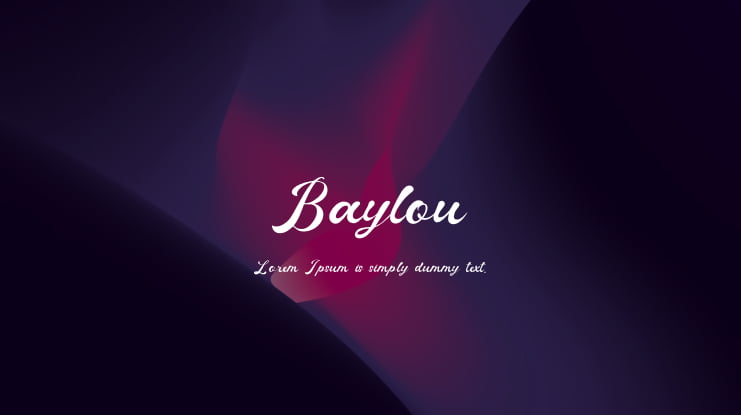 Baylou Font