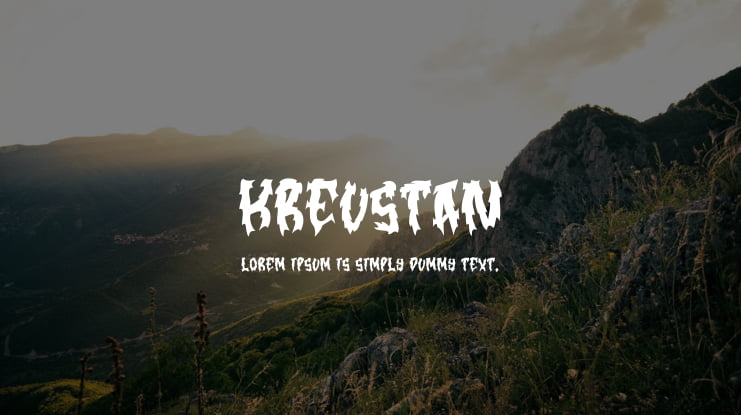 Kreustan Font