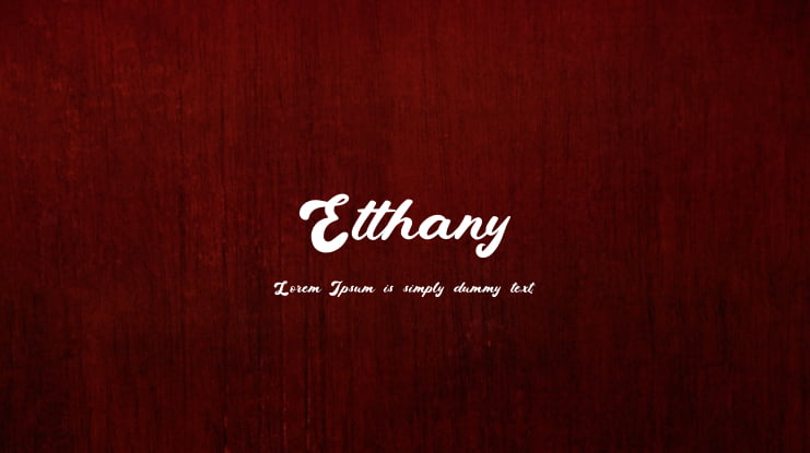 Etthany Font