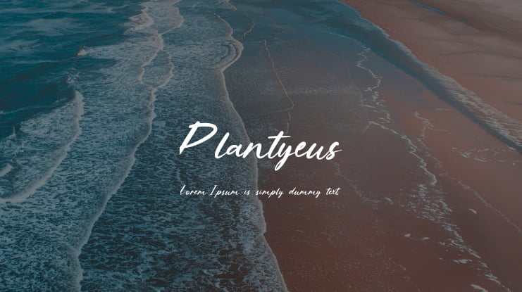 Plantyeus Font