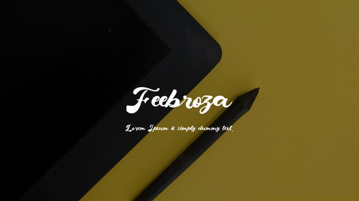 Feebroza Font