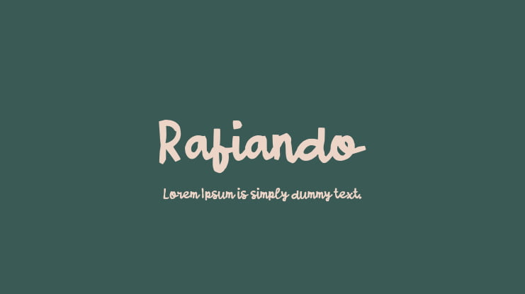 Rafiando Font